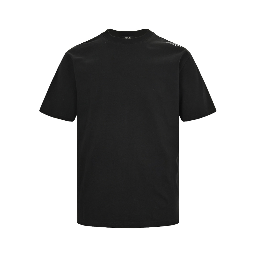 Fendi 24ss shoulder letter print short sleeves