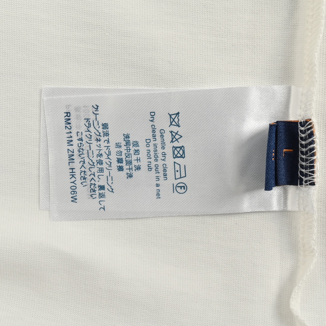 Fendi 24ss short sleeve flocked lettering print
