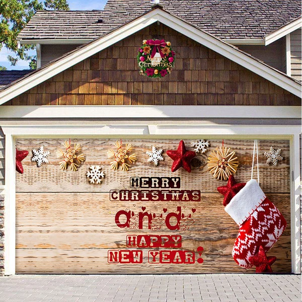 Hot Sale-2023 New Christmas Garage Door Decoration