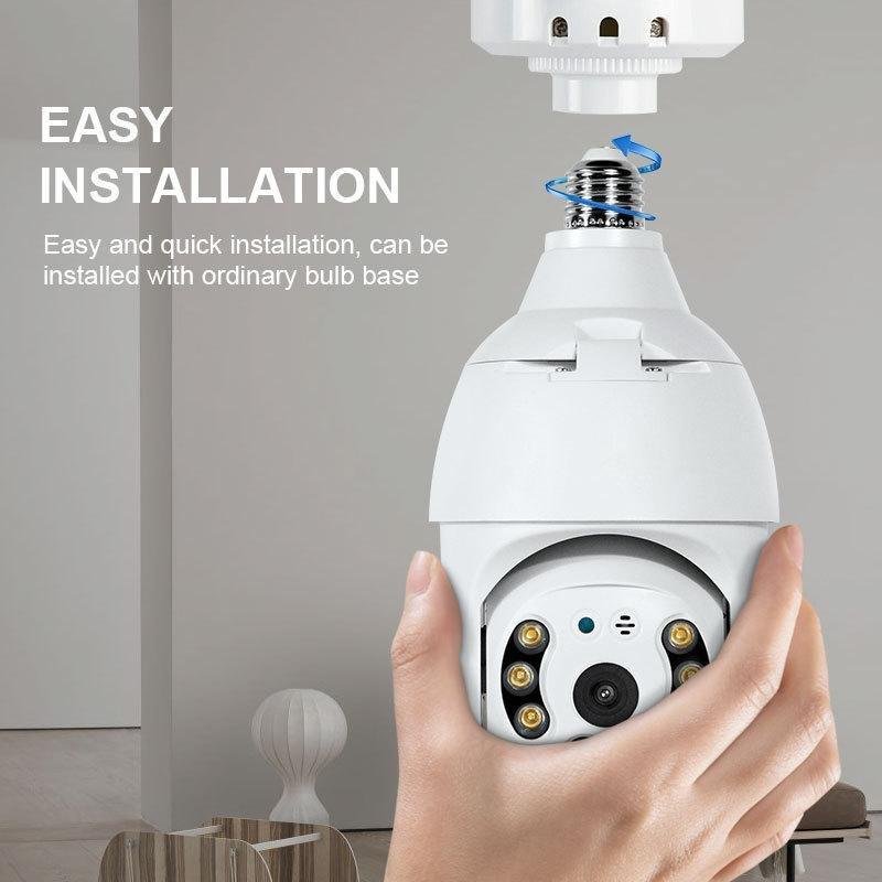 Wireless Wifi Bulb Camera Security Camera Premium