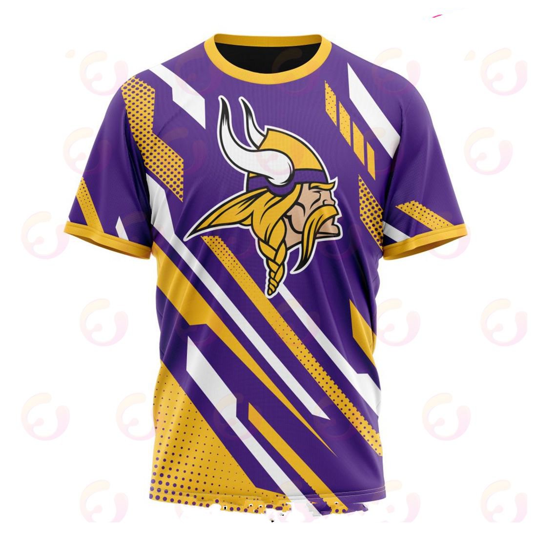 MINNESOTA VIKINGS 3D HOODIE SPECIAL MOTOCROSS CONCEPT