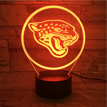 JACKSONVILLE JAGUARS 3D LED LIGHT LAMP