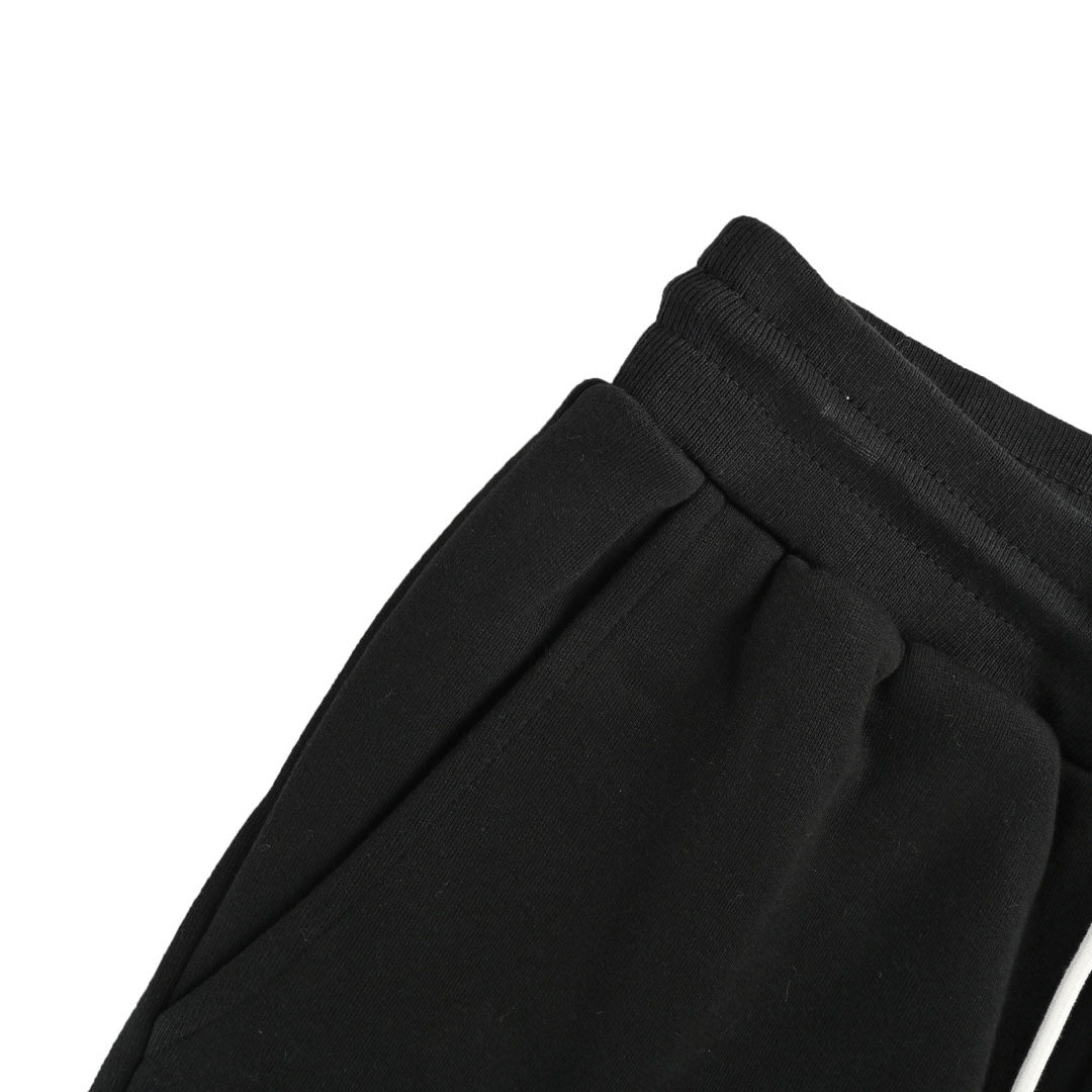 Louis Vuitton 23Fw pin-embroidered lettering cuffed trousers
