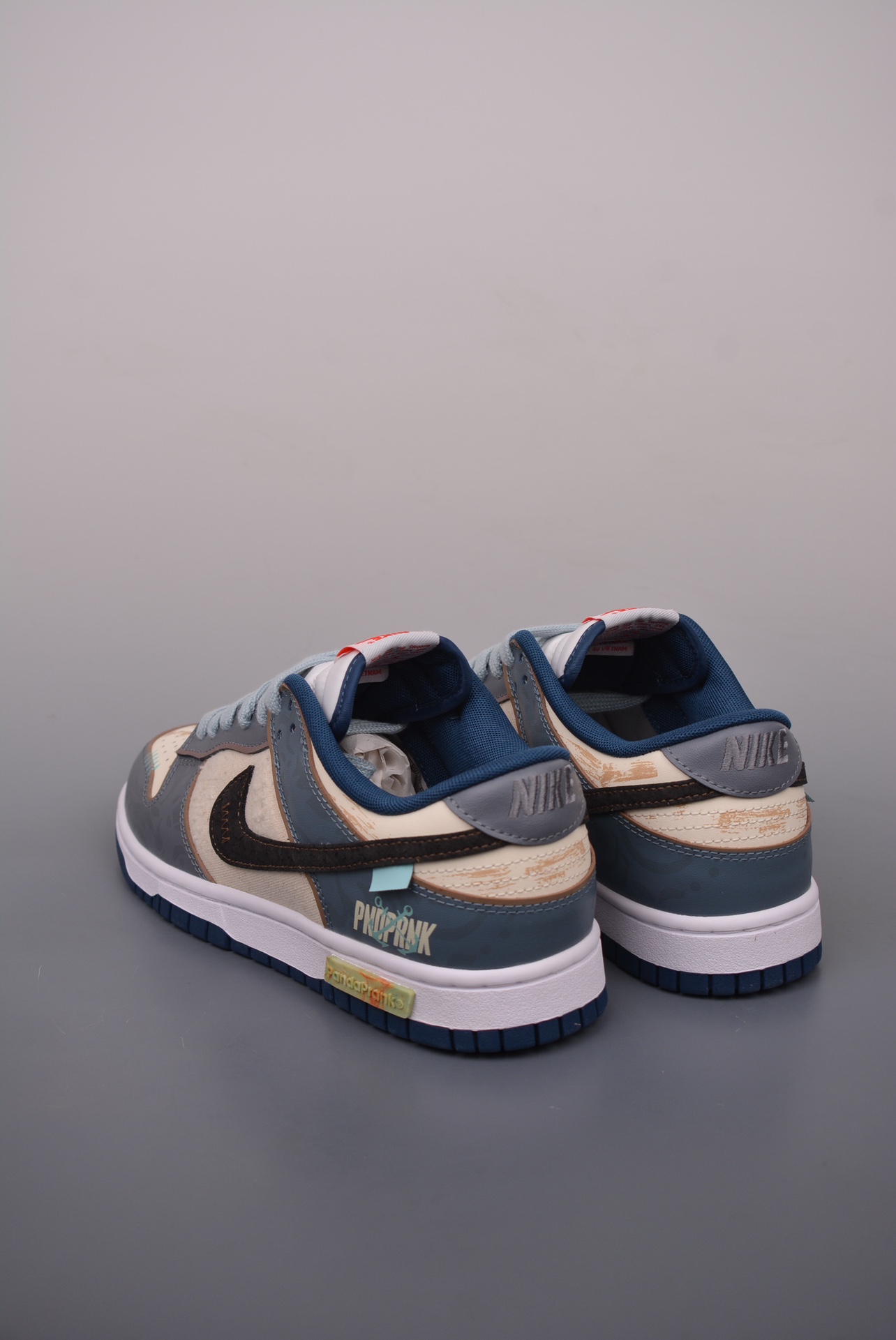 Nike SB Dunk Low Valentine's Day Beige and Black Nautical Age Graffiti DD1391-400