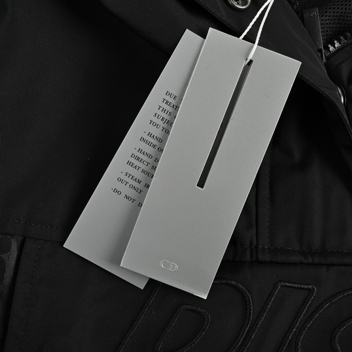 Dior 24Fw half-zip embroidered all-over print jacket