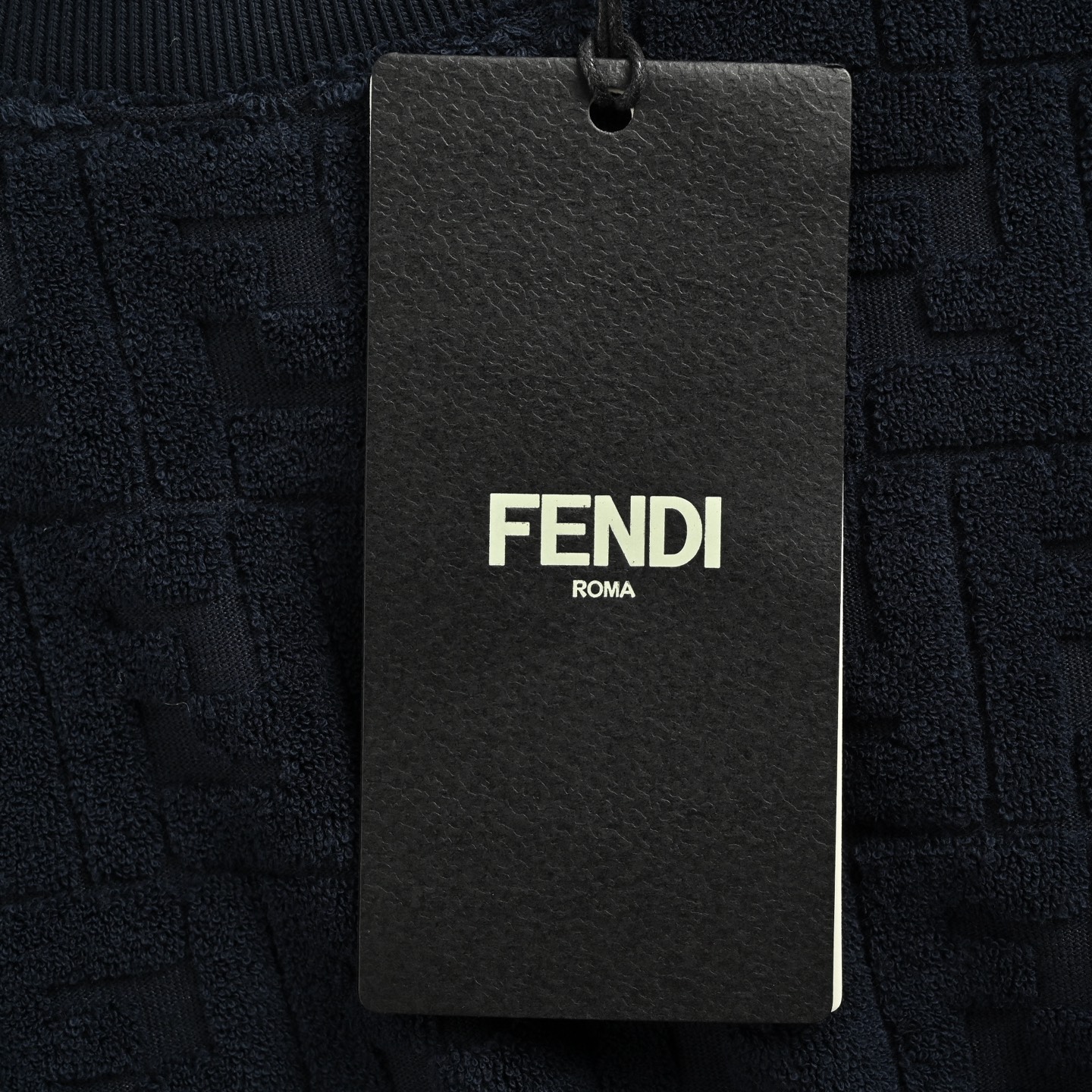 Fendi 25ss FF embossed jacquard towel short sleeves