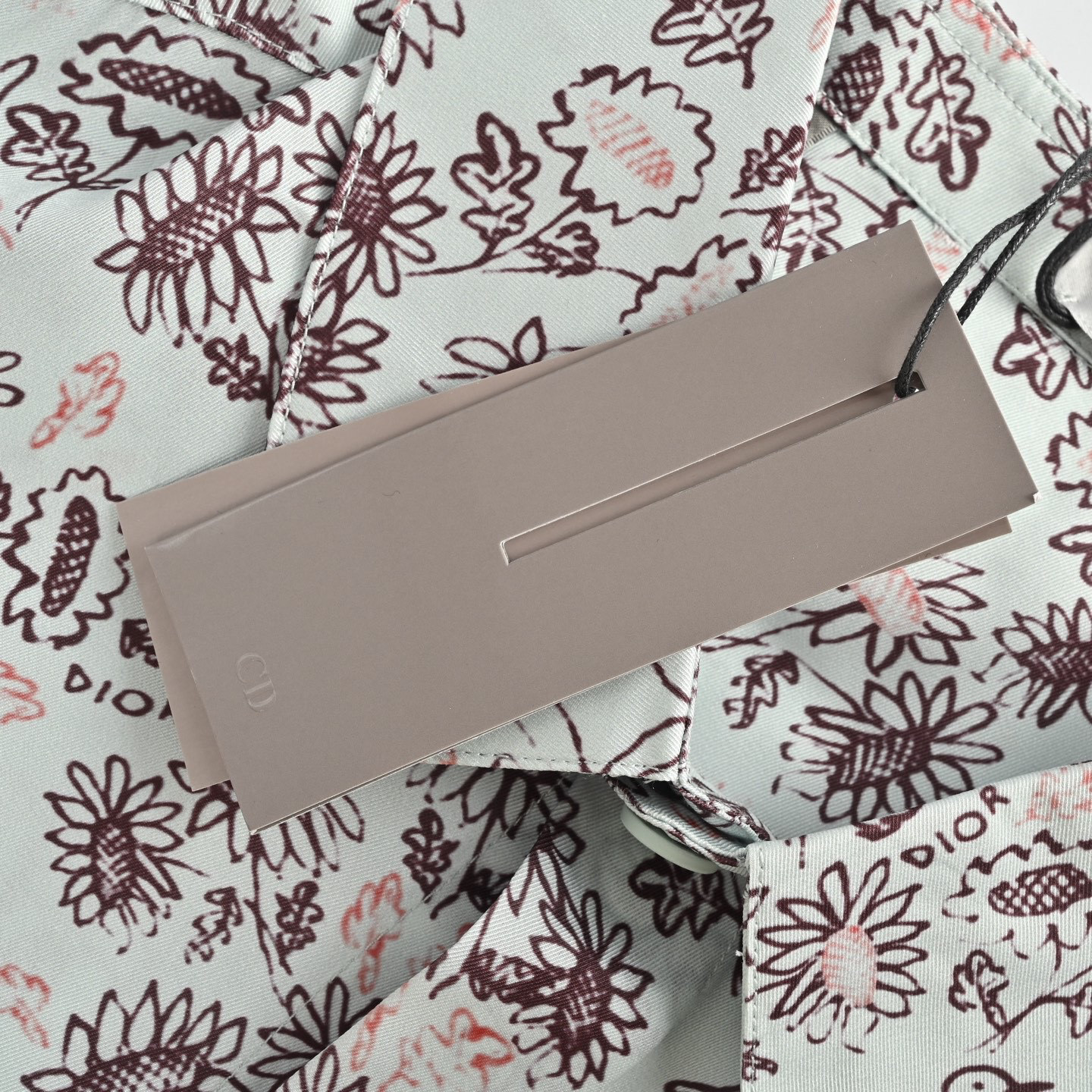 Dior 25ss floral and bird print shirt