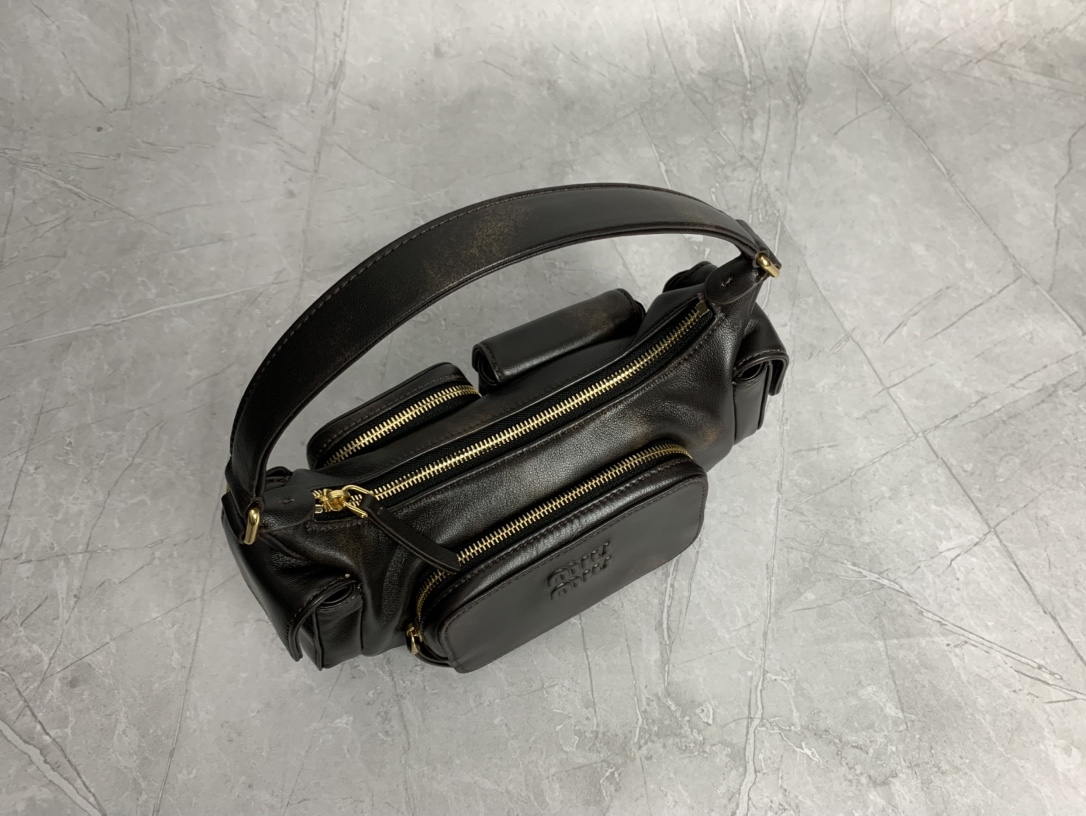 Miu Miu Multi-Pocket Biker Bag