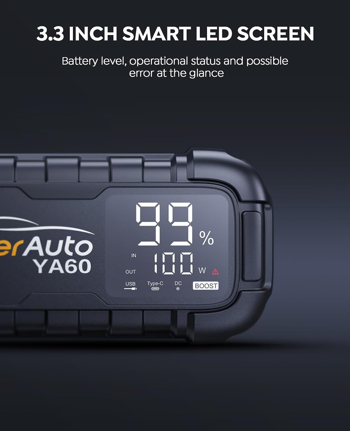 YaberAuto Car Battery Jump Starter 6000A Jump Box