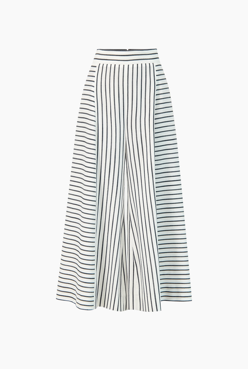 Pantalon amplio estampado rayas