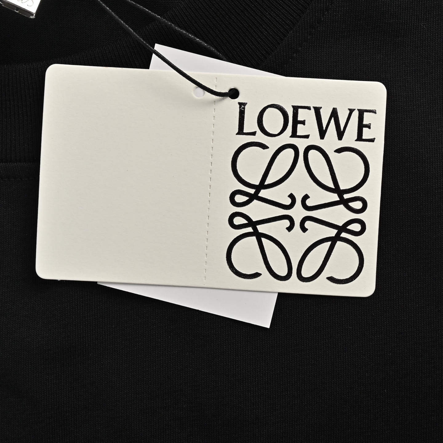 Loewe fluorescent pink logo embroidered short sleeves