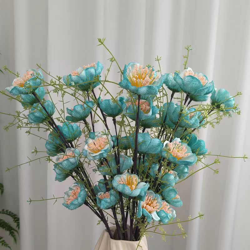 4 Pcs Light Luxury High-End Artificial Silk Azalea