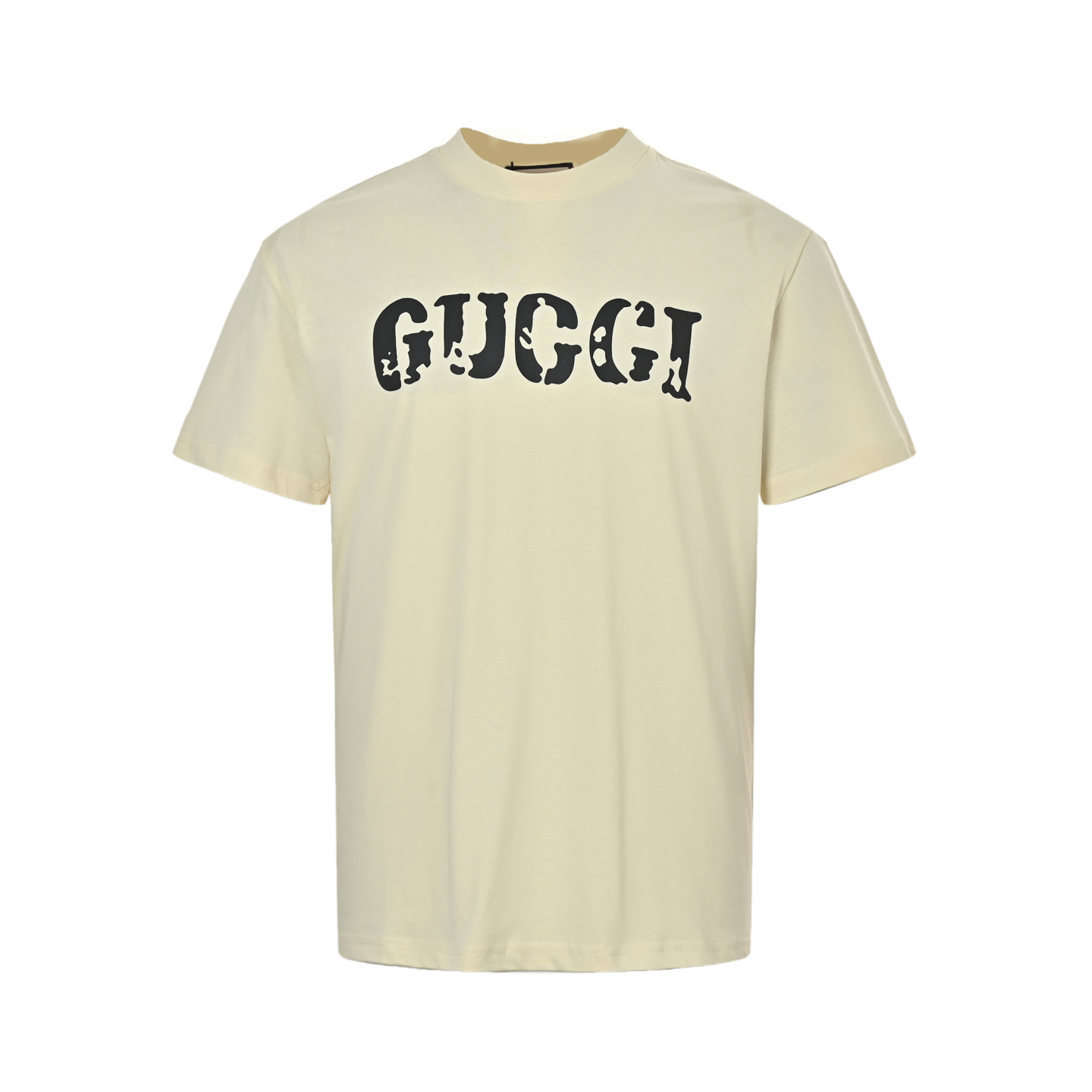 Gucci 25ss mottled letter print short sleeve