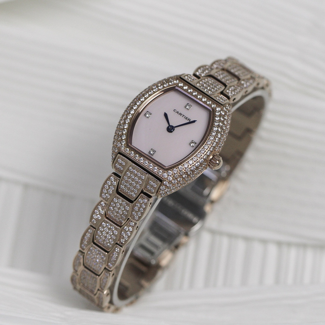 Cartier Gypsophila - Mini lady tonneau watch