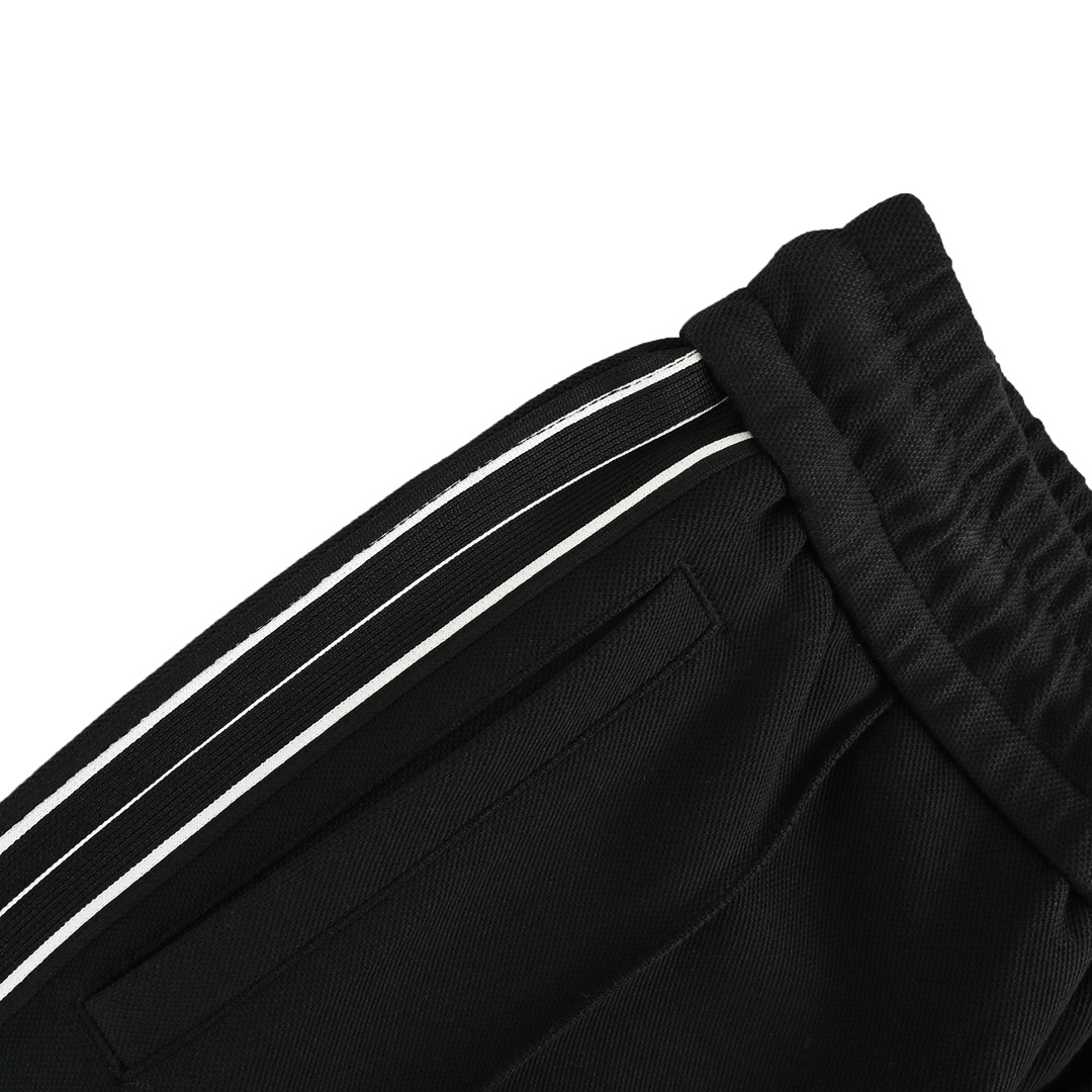 Prada 24Fw triangle logo side webbing suit trousers