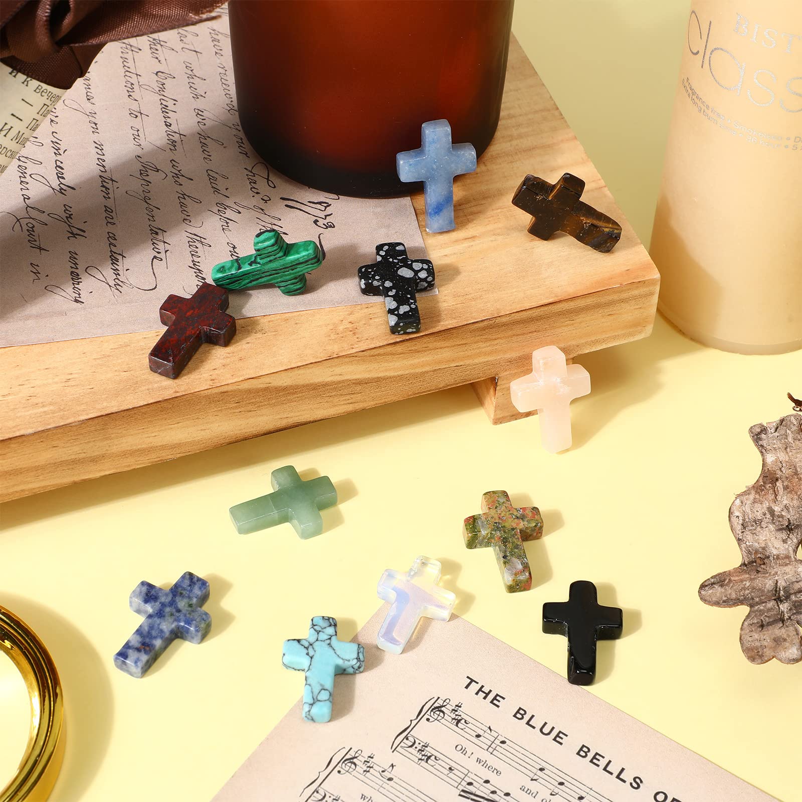 🔥FLASH SALE - 59% OFF🔥50 Pcs Cross Crystal Stone Bulks
