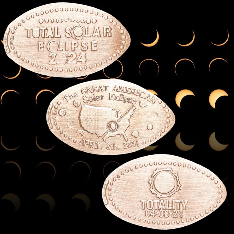 2024 Great American Solar Eclipse Souvenir Coin