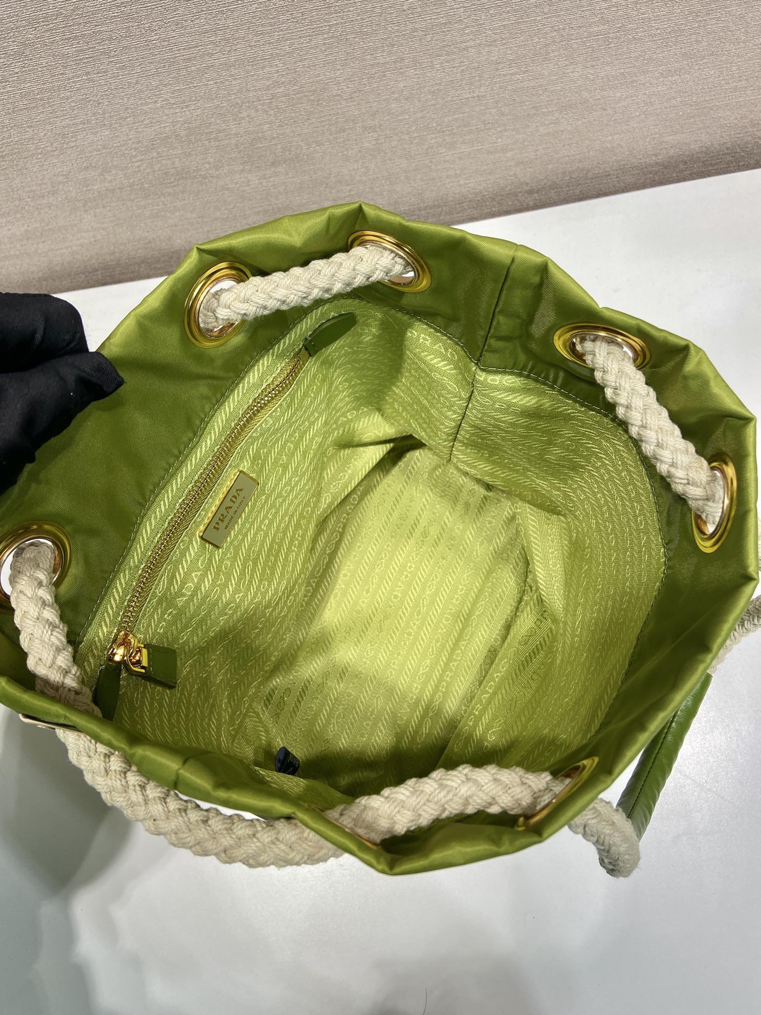 Prada Re-Nylon Nylon Handbag 1BE082