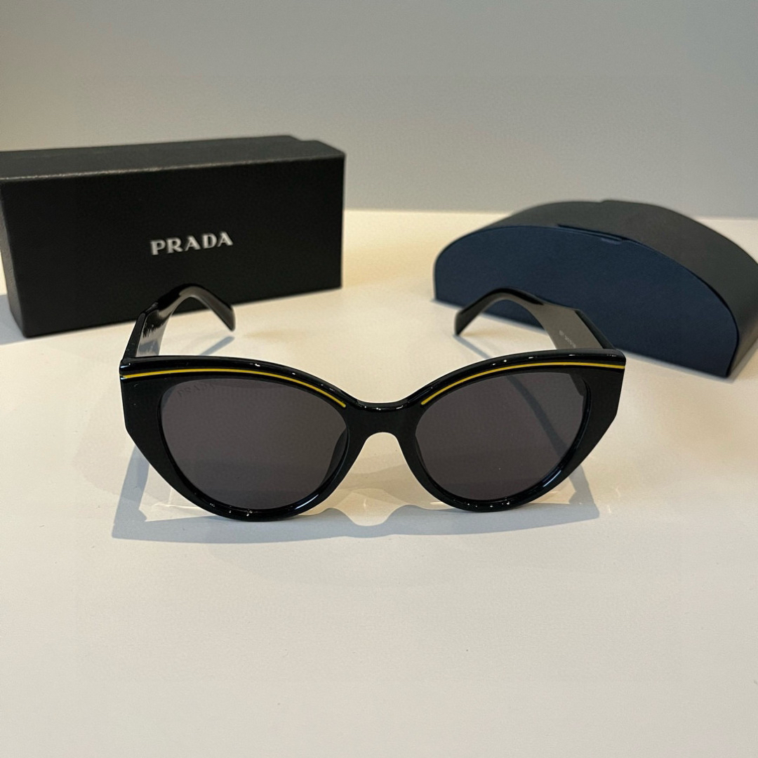 Prada round frame sunglasses