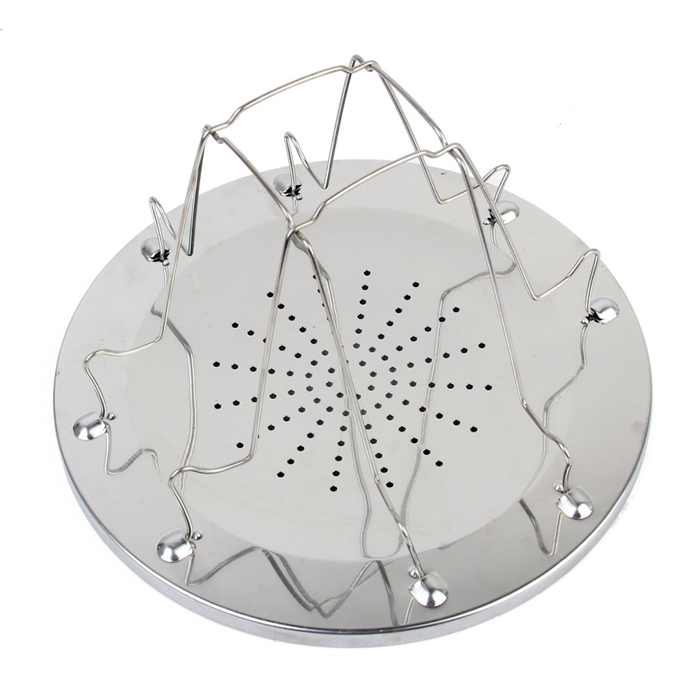 Camping Toaster for Gas Stove – 4-Slice Stainless Steel Stovetop Bread Toast Rack