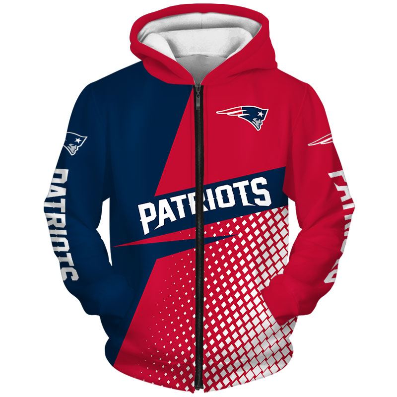 NEW ENGLAND PATRIOTS 3D HOODIE NNEP006