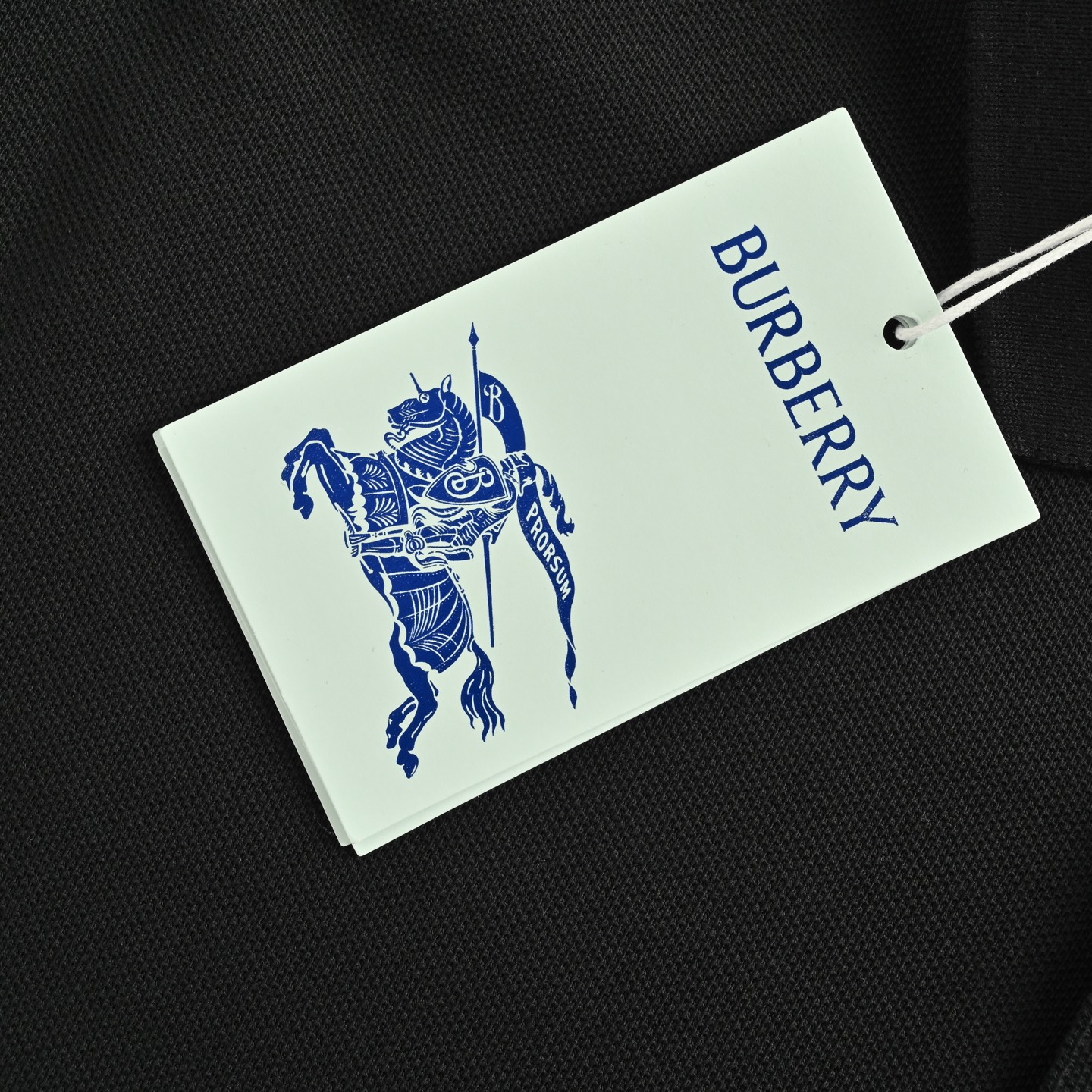 Burberry 25ss heart-shaped letter embroidered Polo short sleeve