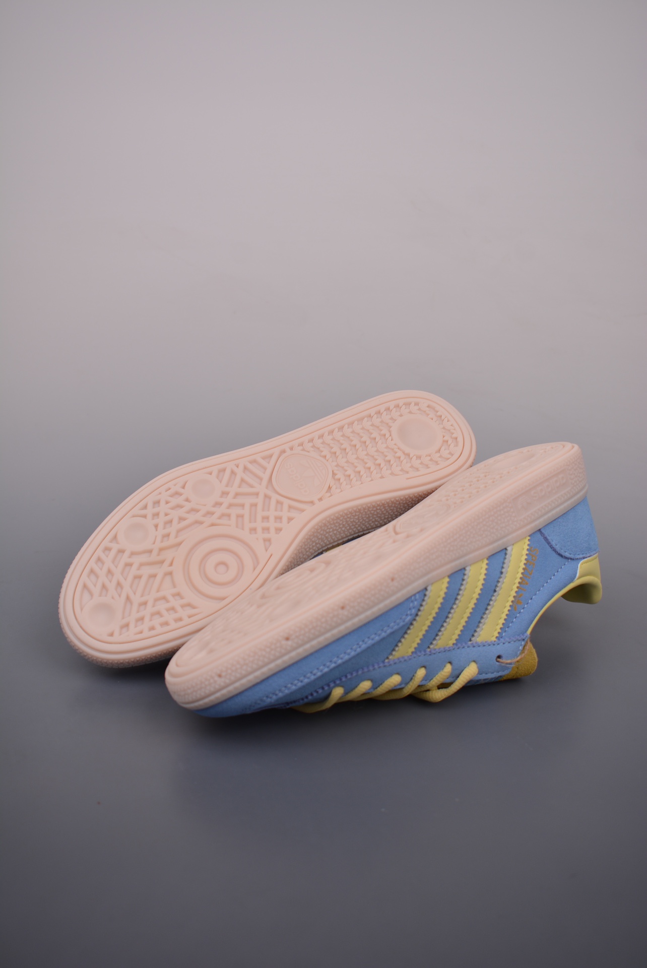Adidas Originals Handball SPZL Light Blue and Yellow IG6276
