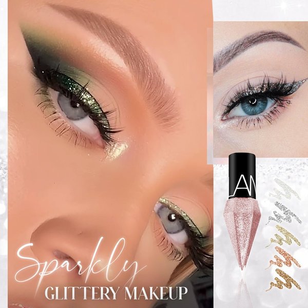 (💥Last Day Promotions-50% OFF)-Diamond Glow Sparkly Liquid Eyeliner-BUY 5 GET 10% OFF & FREE SHIPPING