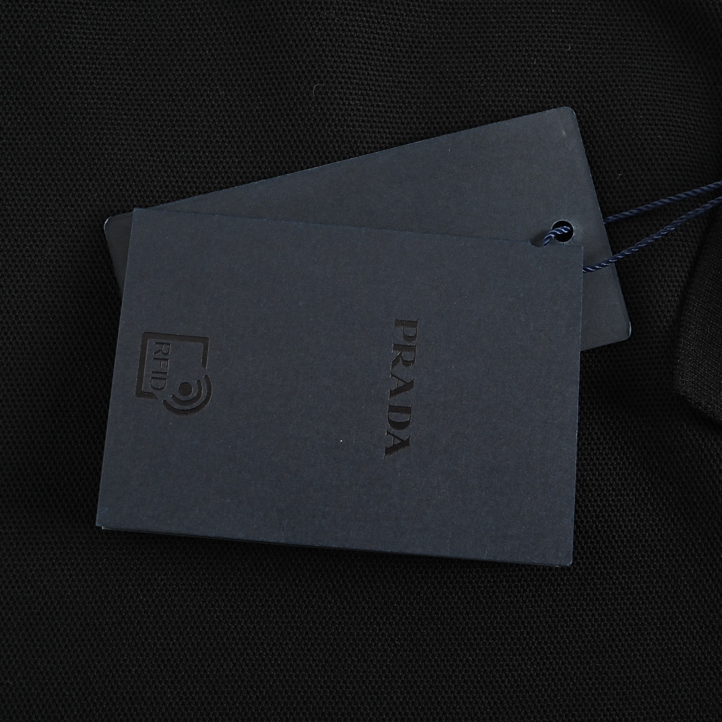 Prada 25ss triangle logo half-zip Polo short sleeve