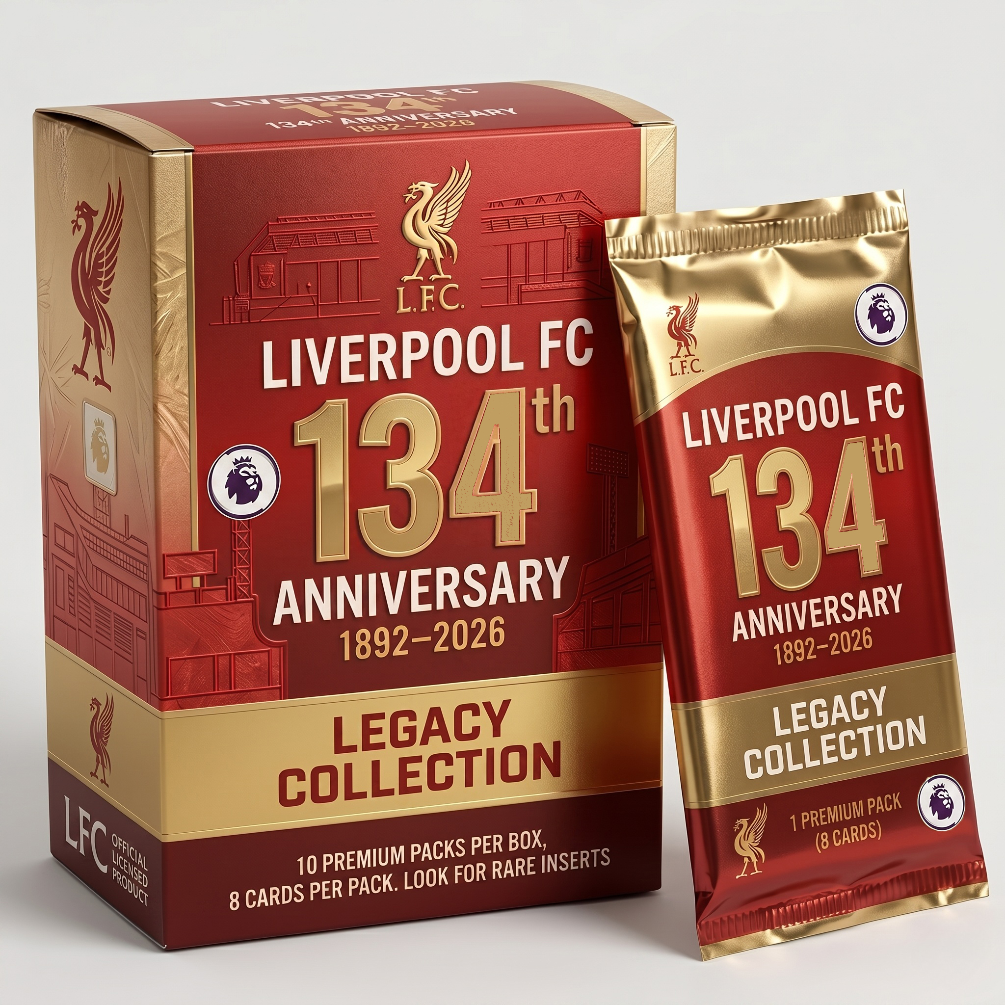 Liverpool FC 134th Anniversary Legacy Collection Hobby Box