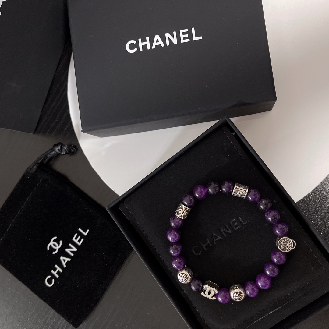 Chanel natural stone bracelet