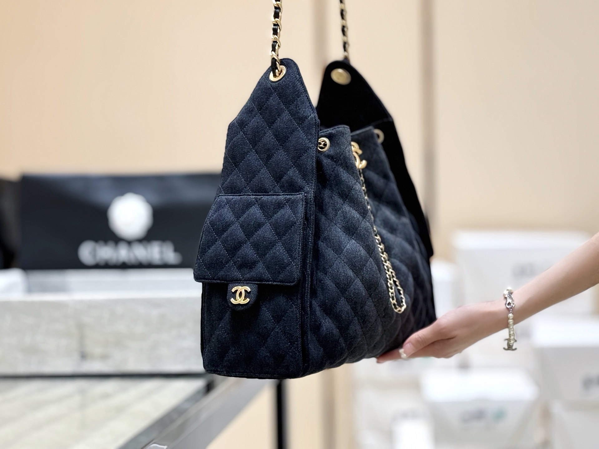 Chanel 25S Spring/Summer Collection Large Denim Handbag AS5311 00158