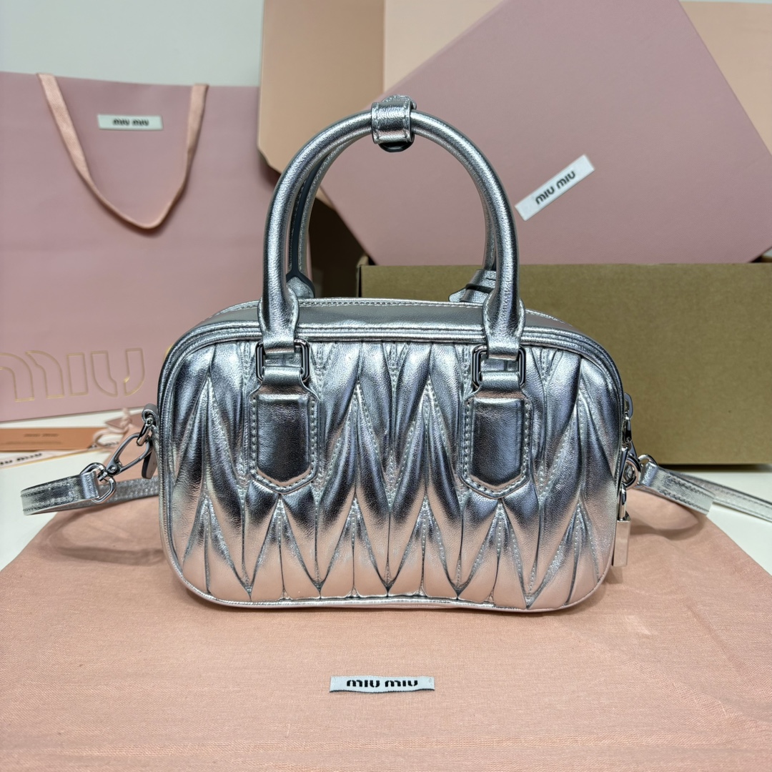 Miu Miu too etty bowling medium handbag 5BB124