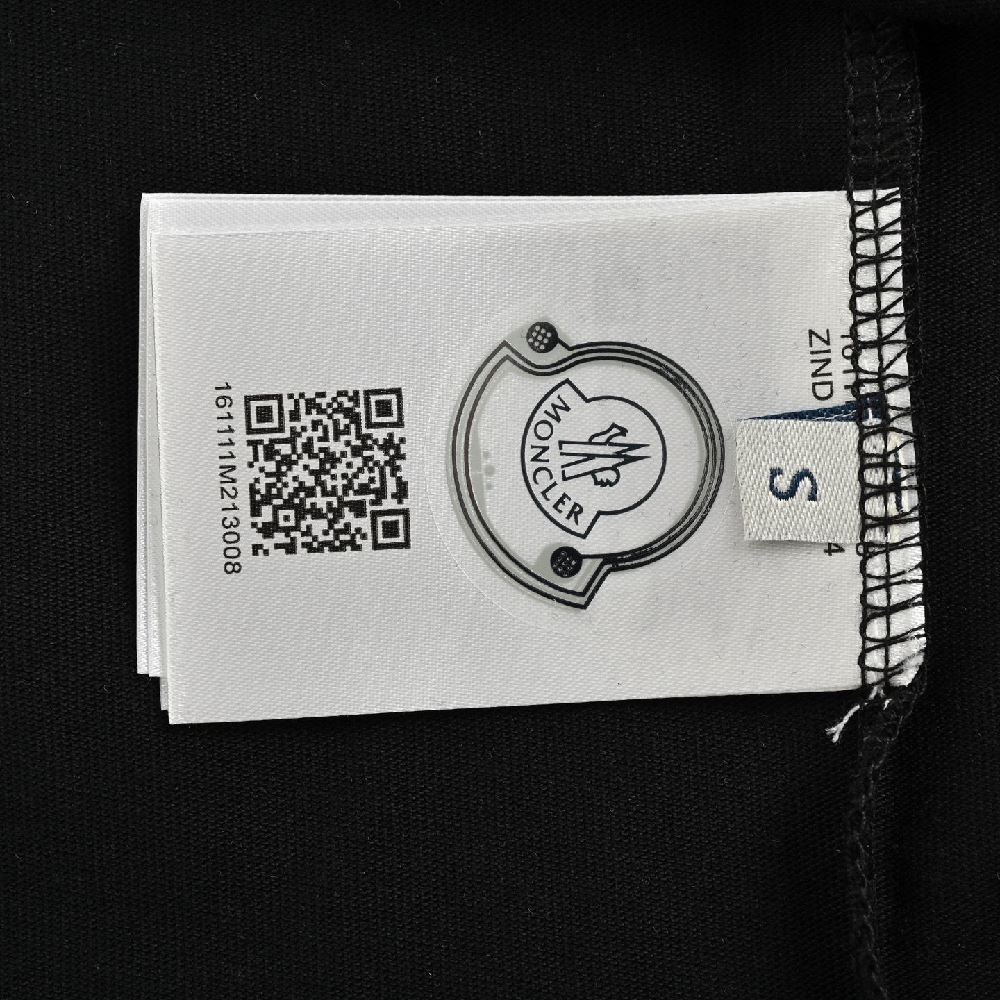 Moncler flocked logo print short sleeves