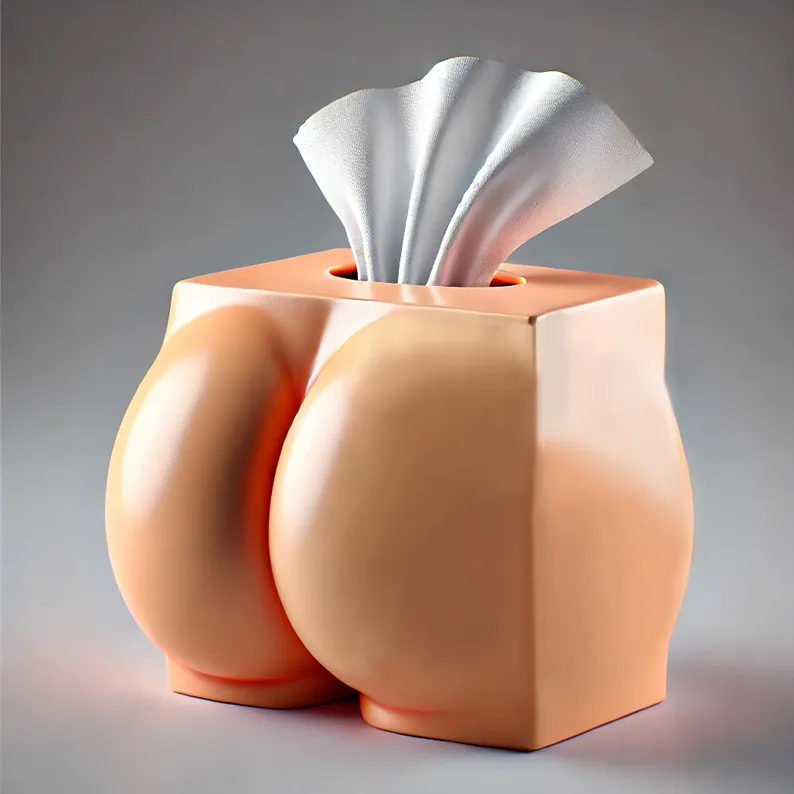 Butt Tissue Box