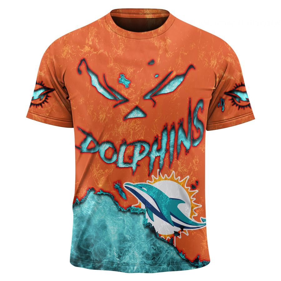 MIAMI DOLPHINS 3D HOODIE HALLOWEEN001