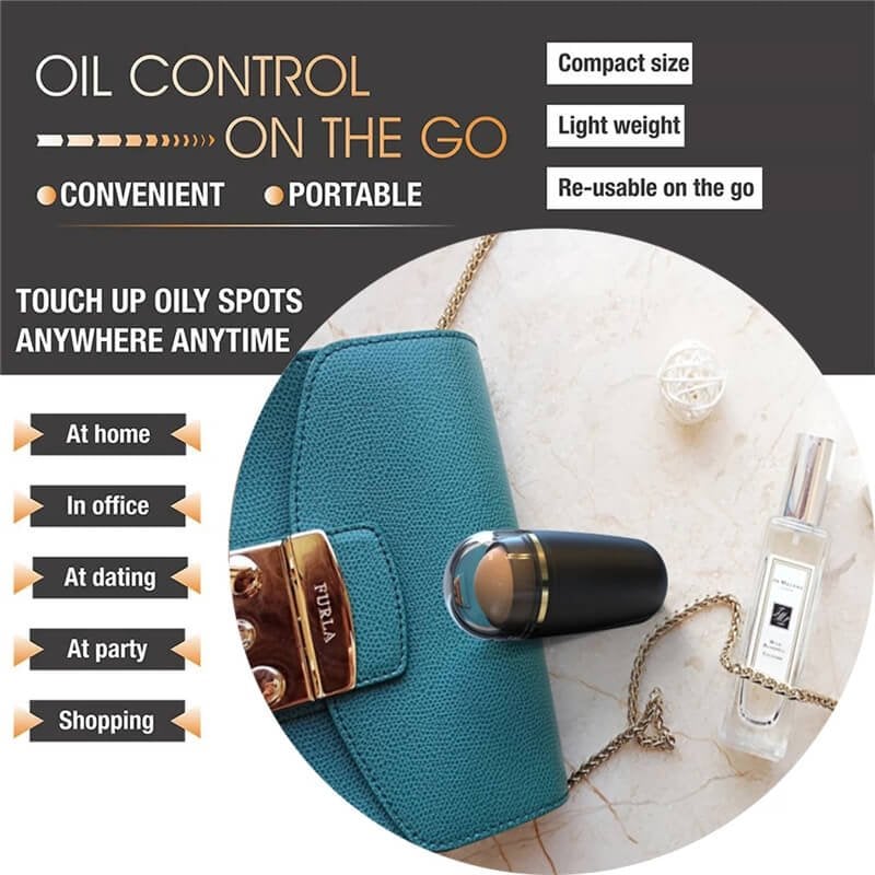 💃🏻Oil-Absorbing Volcanic Face Roller🖌️