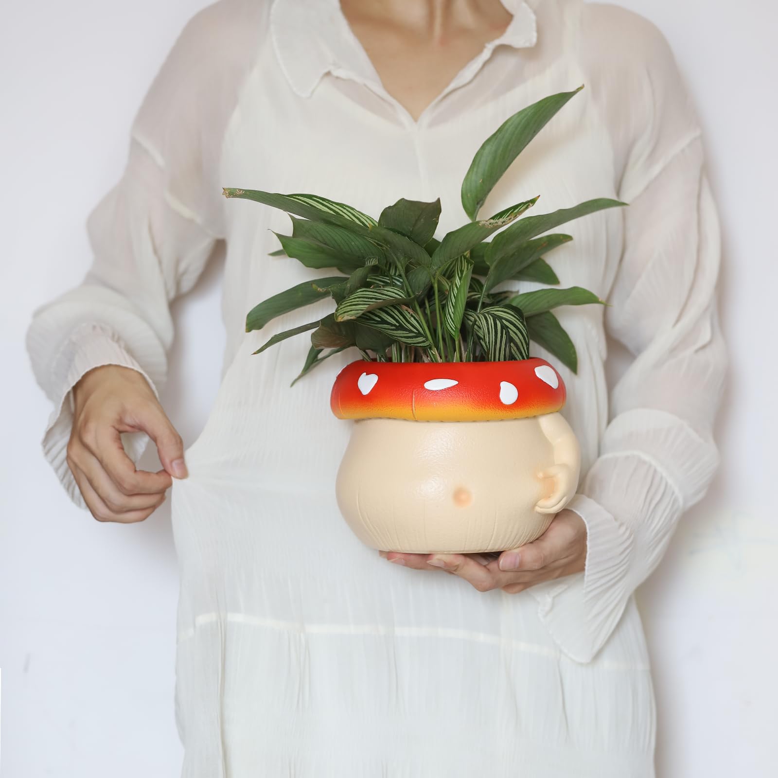 ❤️Mother's Day Sale 60% OFF❤️Cute Funny Handmade Coffee Mushroom Planter📦Free Shipping For a Limited Time