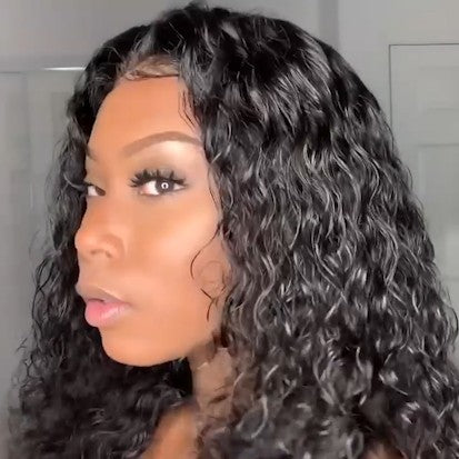 Special 50% OFF | Water Wave Wigs Pre Plucked Natural with Baby Hair Wig for Black Women