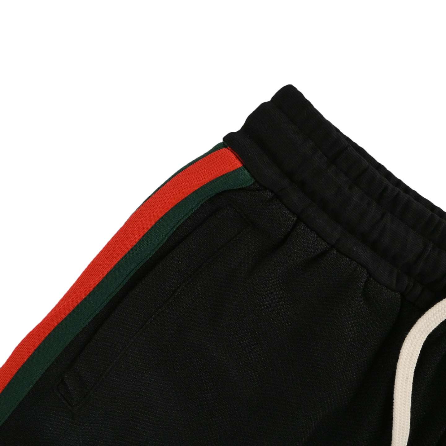 Gucci flame logo towel embroidered lettering shorts