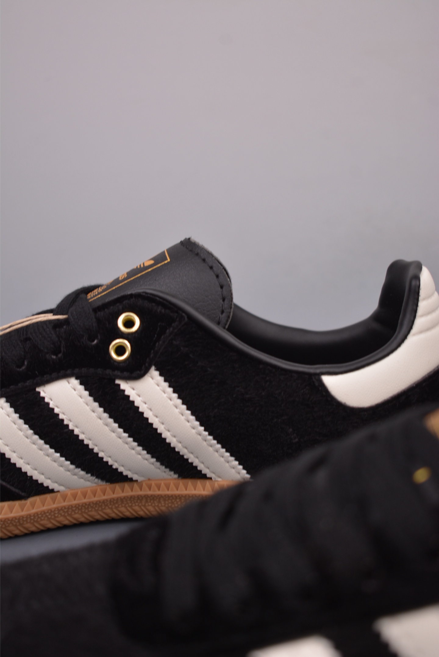 Adidas Originals Samba OG black and white rubber sole JQ3694
