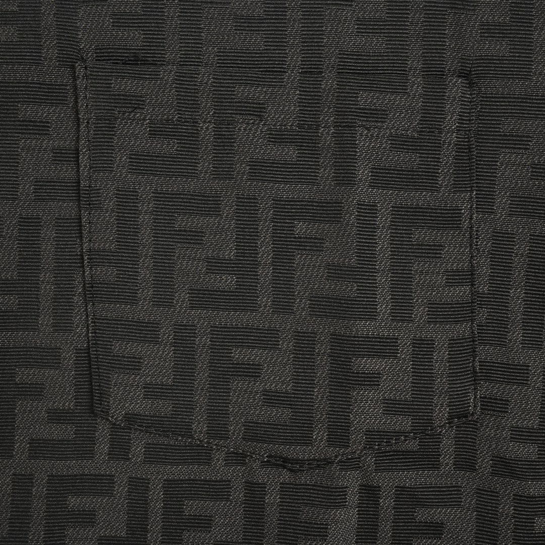 Fendi 24ss FF jacquard suit short-sleeved shirt