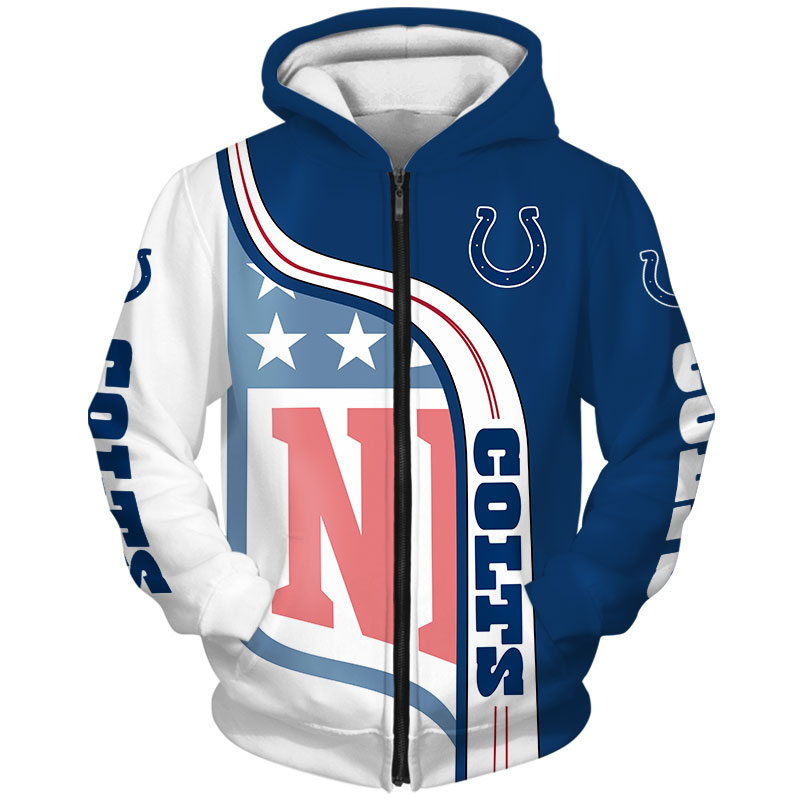 INDIANAPOLIS COLTS 3D HOODIE IICC001