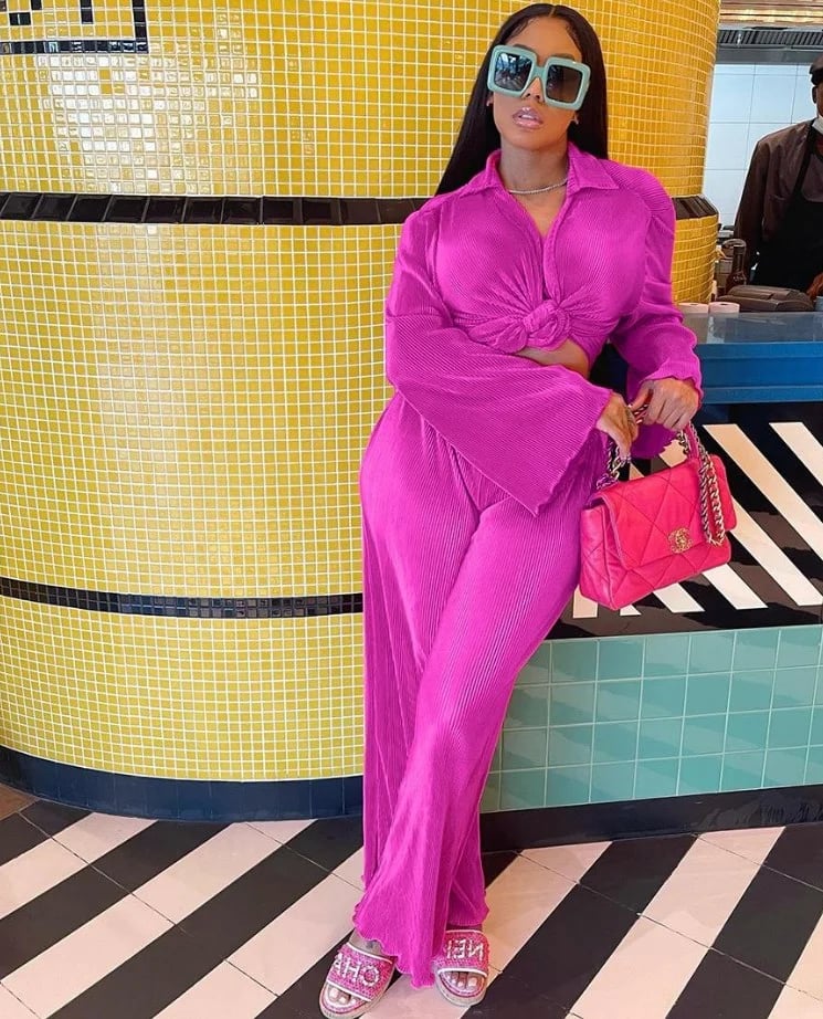 2023 NEW Women's Elegant Pleated Two-Piece Set(Buy 2 Free Shipping)✨