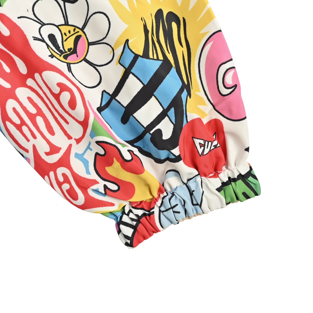 Gucci 24Fw Heart Cherry Fun Graffiti Reversible Jacket