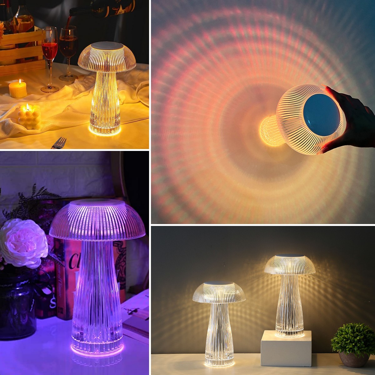 (🔥Last Day Promotion-SAVE 50% OFF)✨Touching Control Mushroom Lamp-BUY 2 GET 5% OFF & FREE SHIPPING!
