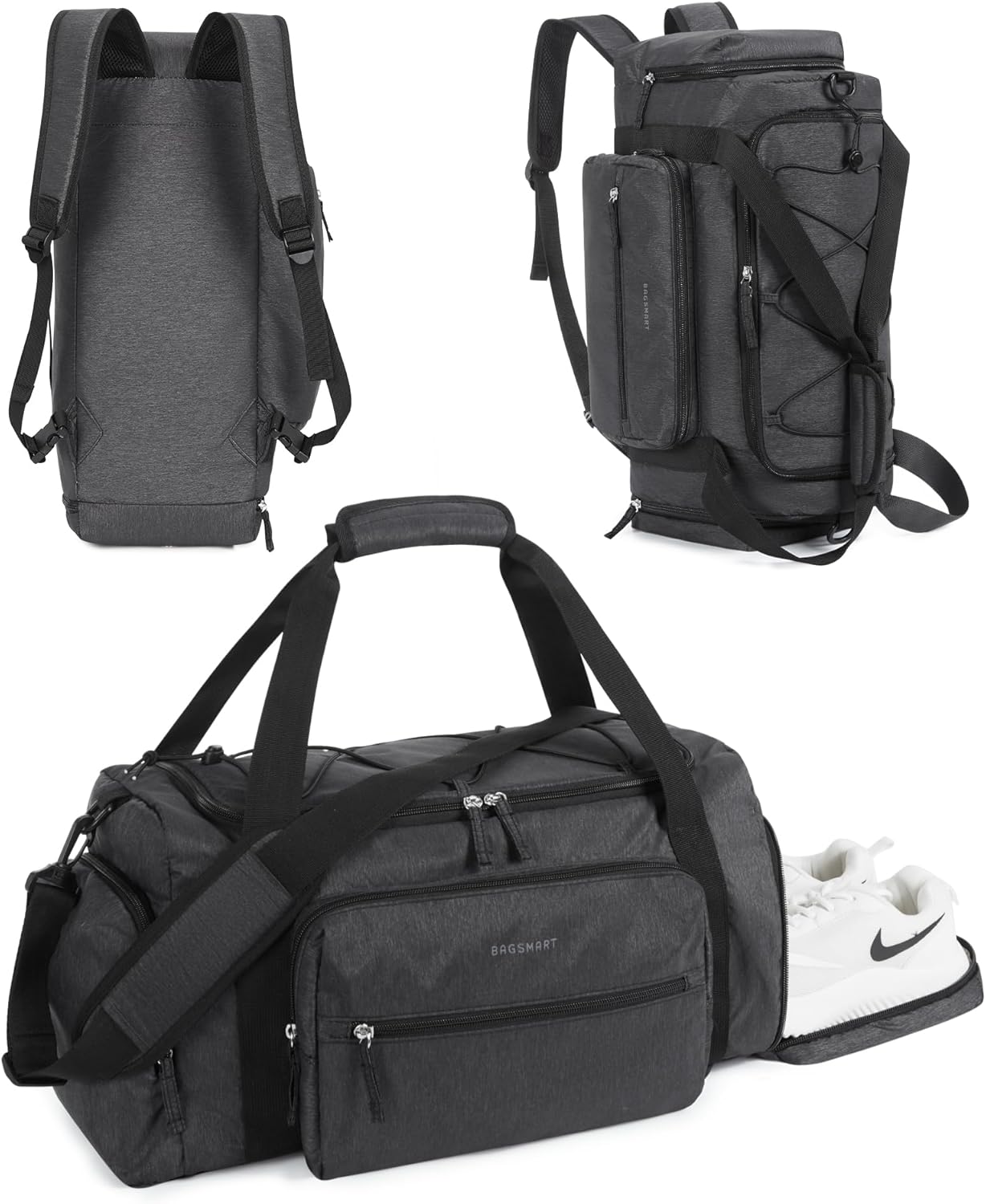 🔥ON SALE 59% OFF🔥4-IN-1 Water Resistant TSA Lightweight Duffle Bag with Shoe Compartment & Wet Pocket