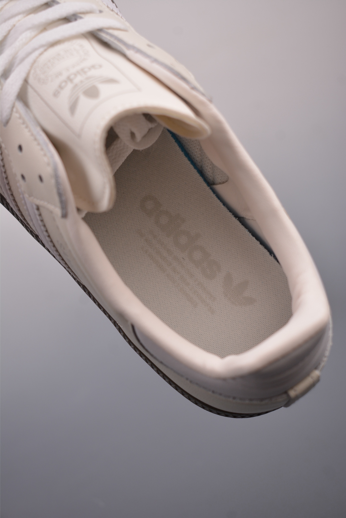 Adidas Originals Samba OG leather white grey raw rubber sole JR8166