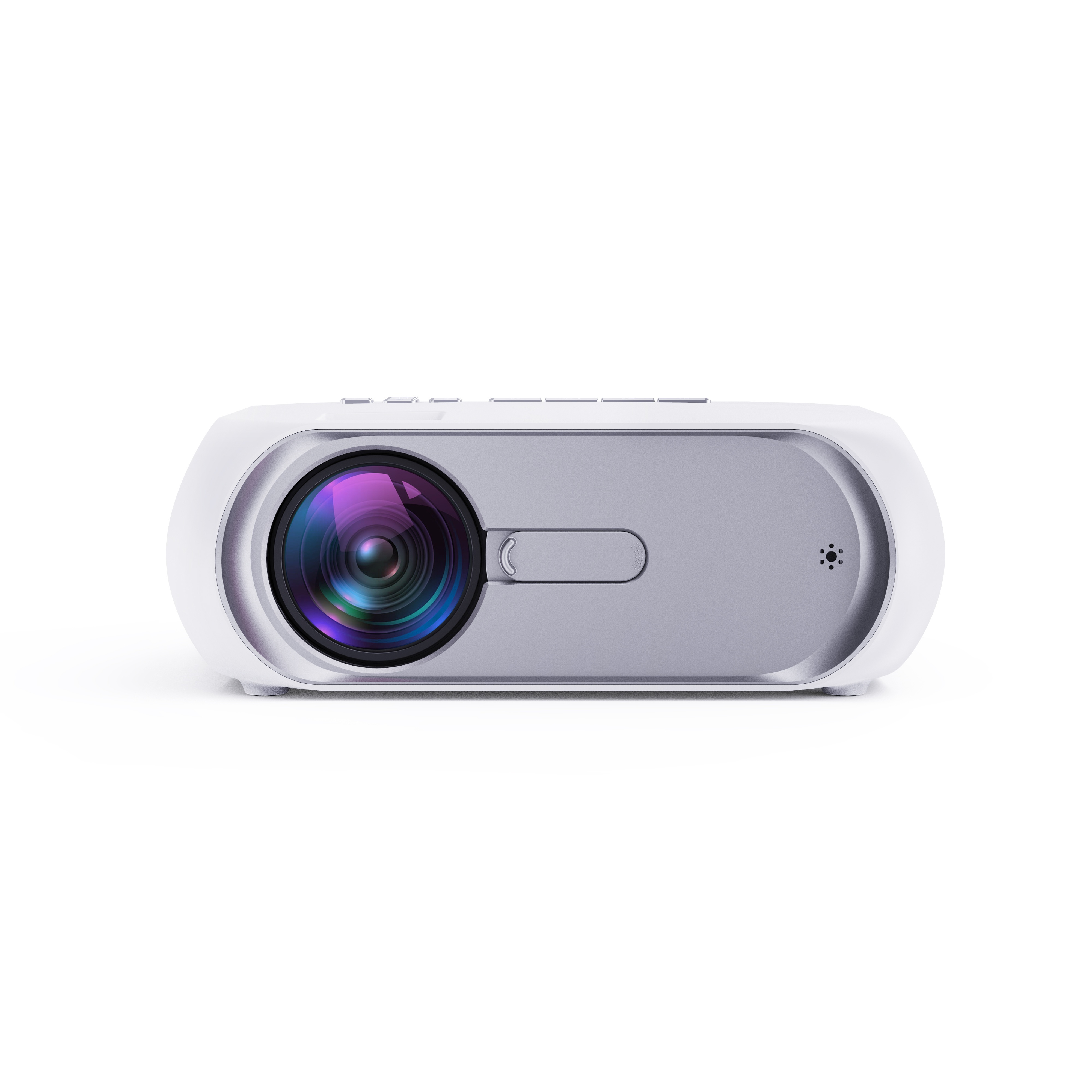 1pc Ultra Clear Large Screen Projectors 2022 Upgrade 4K Video Projectors, 50000 Hour Multimedia Home Theater Movie Projectors, Compatible With Full HD 1080P HDMI, VGA, USB, AV, Laptops, Smartphones