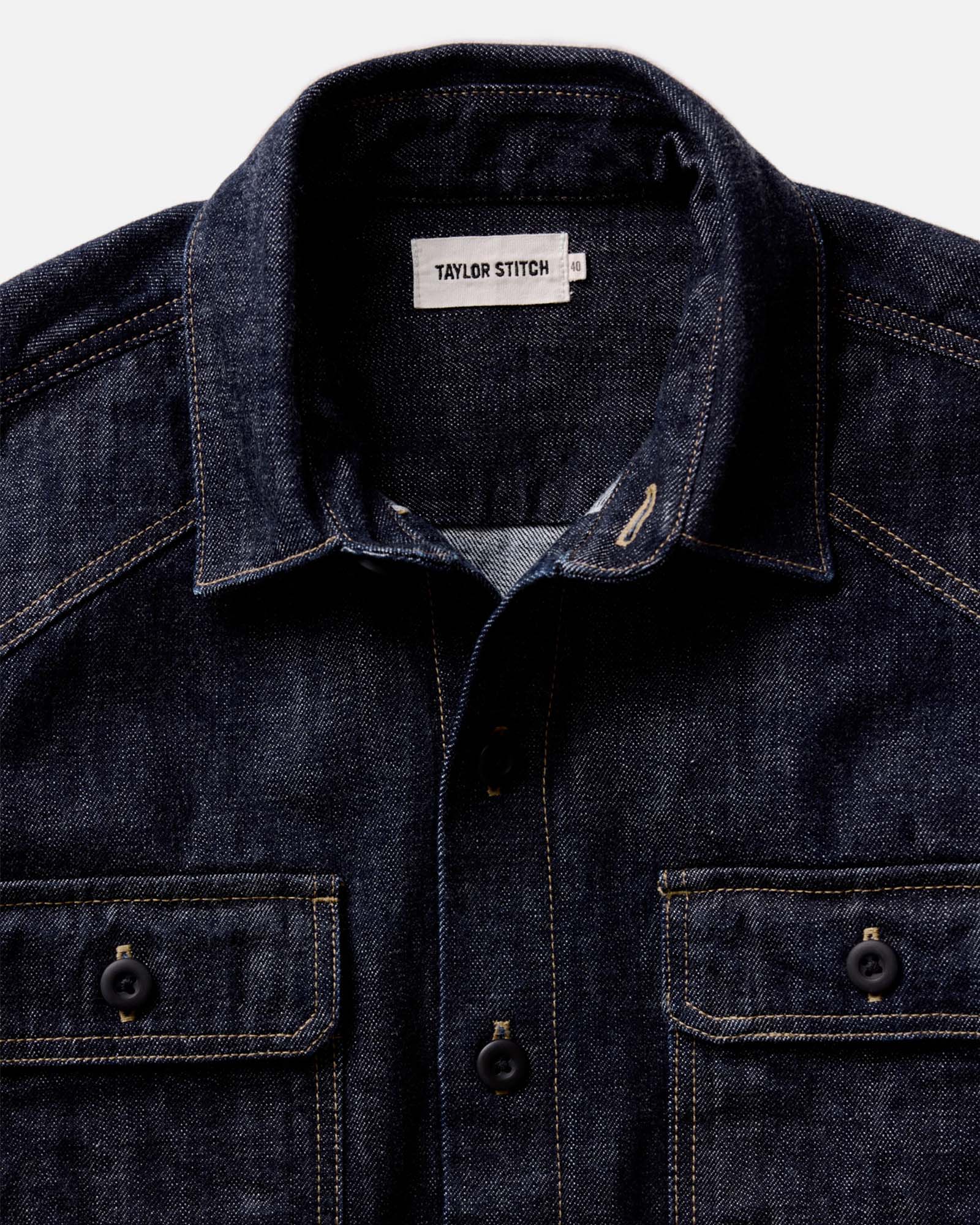 The Shop Shirt in Rinsed Indigo Selvedge